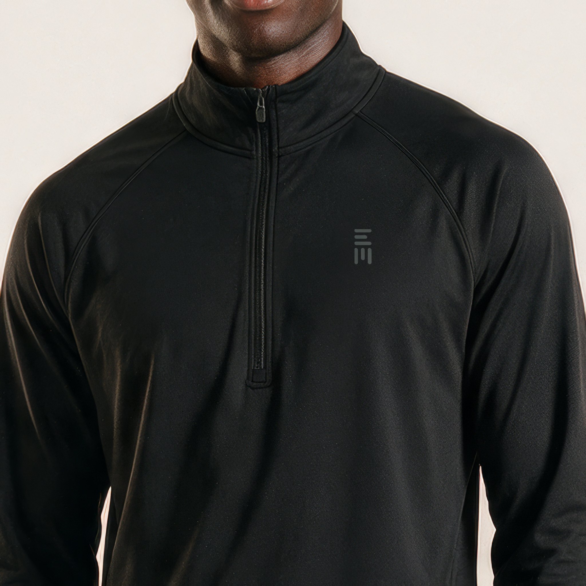 Lino Half Zip in Black, Bild 2
