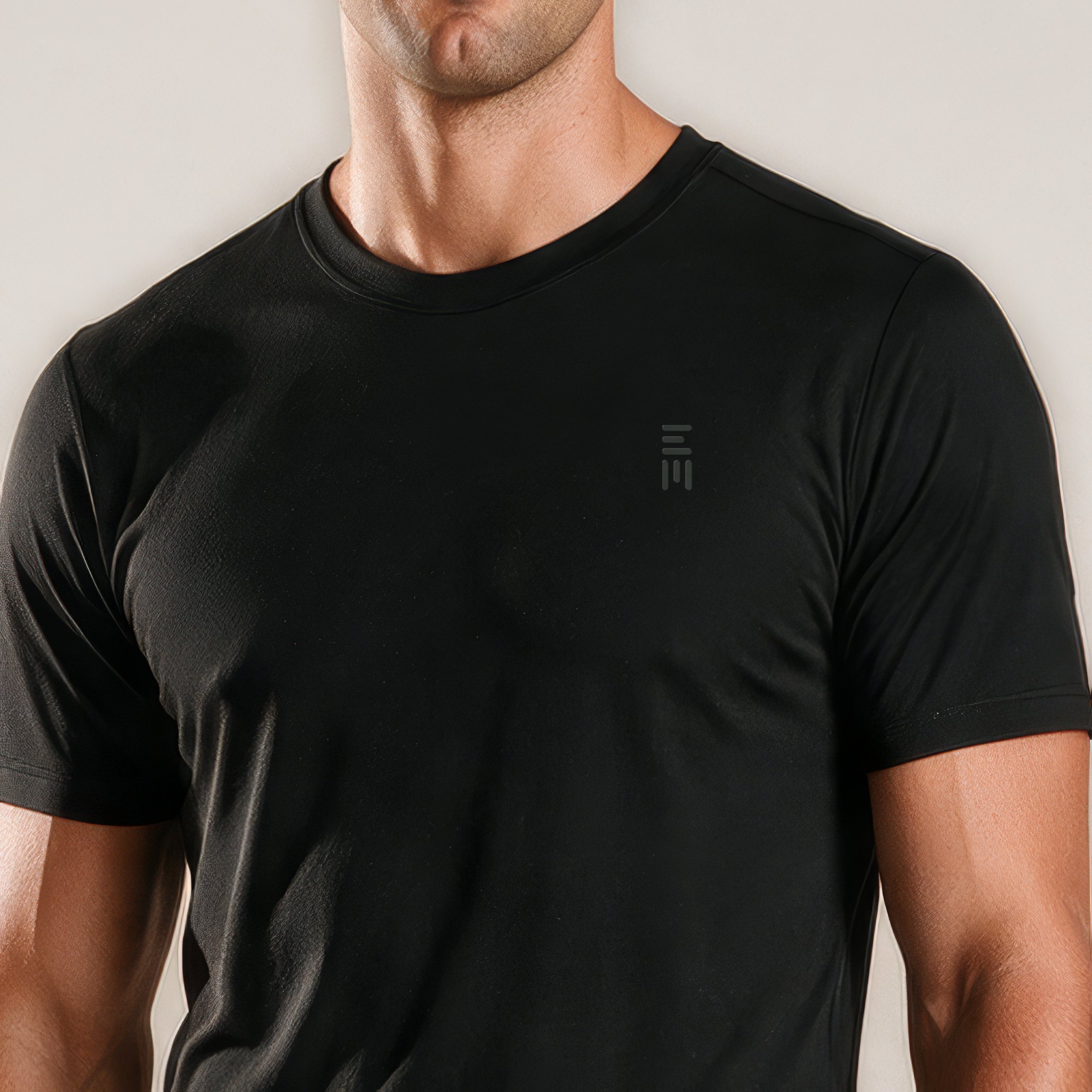 Milo Mesh T-Shirt in Black, Bild 2