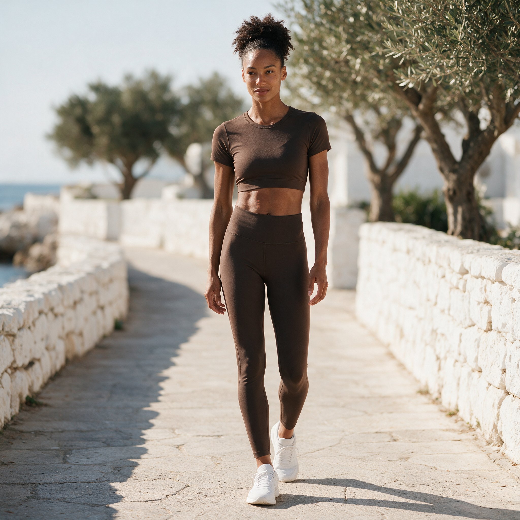 Mira Form-Leggings in Espresso