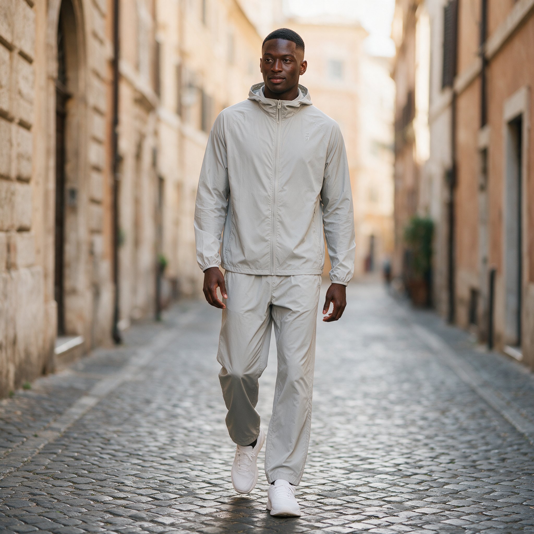 Via Light Jacket in Stone Grey